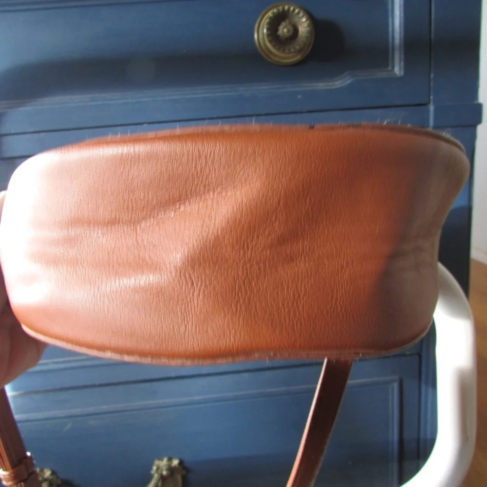 Time and Tru Cecile Crossbody Handbag in a brown or cognac color